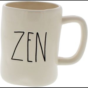 Rae Dunn Namaste and Zen mug set mint condition